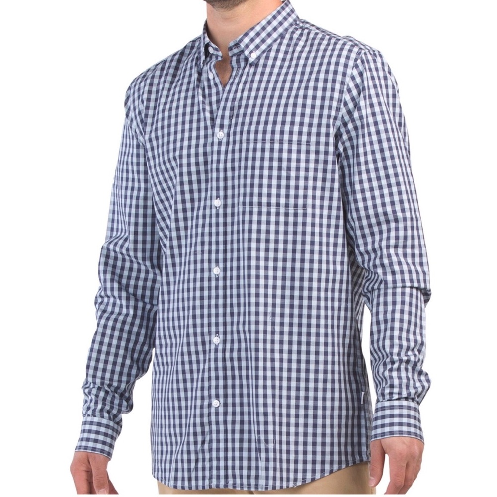Wesc Men’s Olavi Check Long Sleeve Shirt Size L